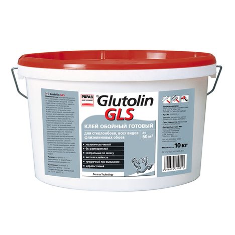 Клей для стеклообоев готовый PUFAS Glutolin GLS 10 кг