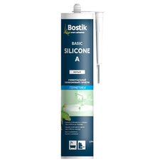 Герметик силиконовый Bostic Silicone A 280мл белый санитарный