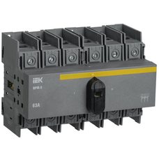 Выключатель-разъединитель модульный 3п 63А ВРМ-3 IEK MVR30-3-063