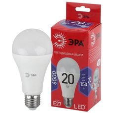 Лампа светодиодная RED LINE LED A65-20W-865-E27 R 20Вт A65 груша 6500К холод. бел. E27 Эра Б0045326