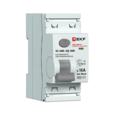 Выключатель дифференциального тока 2п 16А 30мА тип AC 6кА ВД-100N электромех. PROxima EKF E1026M1630
