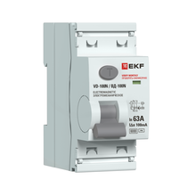 Выключатель дифференциального тока 2п 63А 100мА тип AC 6кА ВД-100N электромех. PROxima EKF E1026M63100