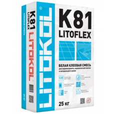 Клей плиточный Litokol Litoflex K81 белый 25 кг